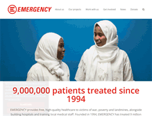 Tablet Screenshot of emergencyuk.org